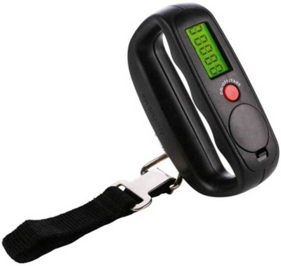 

Granny Smith Portable Digital LCD Electronic Luggage Weighing Scale Hanging 50kg/10g Pocket Backlight Belt Weighing Scale(Black)