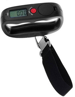 

Granny Smith Portable Digital LCD Electronic Luggage Weighing Scale Hanging 50kg/10g Pocket Backlight Belt Weighing Scale(Black)