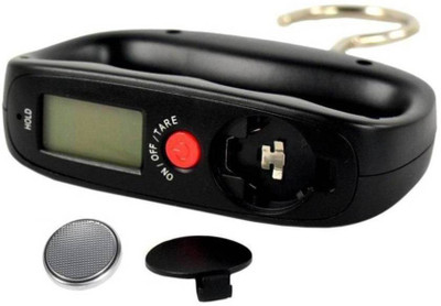 

Granny Smith 50Kg Portable Hanging Luggage Weight Machine Digital for Weighing Household Items Weighing Scale(Black)