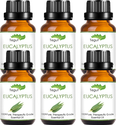 Tegut Pure Eucalyptus Essential Oil, (25 ml) (Pack of 6)(25 ml)