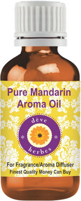 

Deve Herbes Pure Mandarin Aroma Oil (Suitable for Aroma Diffuser) 100% Natural Therapeutic Grade(30 ml)
