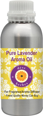 

Deve Herbes Pure Lavender Aroma Oil (Suitable for Aroma Diffuser) 100% Natural Therapeutic Grade(1250 ml)