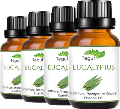 

Tegut Eucalyptus Essential Oil - Pure, Therapeutic Grade, Natural Relaxant (15 ml) (Pack of 4)(15 ml)