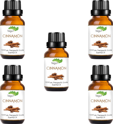 

Tegut Cinnamon Bath Essential Oil, 100% Pure, Natural & Undiluted, (30 ml) (Pack of 5)(30 ml)