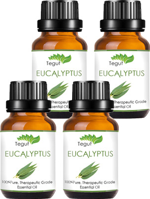 

Tegut Eucalyptus Essential Oil 100% Pure Natural & Undiluted (25 ml) (Pack of 4)(25 ml)