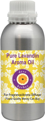 

Deve Herbes Pure Lavandin Aroma Oil (Suitable for Aroma Diffuser) 100% Natural Therapeutic Grade(1250 ml)