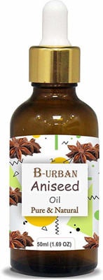 

B-urban Aniseed Oil 100% Natural Pure Undiluted Uncut Essential Oil 50ml(50 ml)