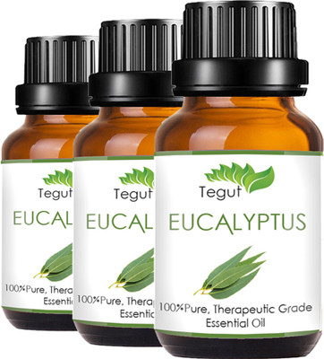 

Tegut 100% Pure, Natural and Undiluted Eucalyptus Essential Oil (15 ml) (Pack of 3)(15 ml)