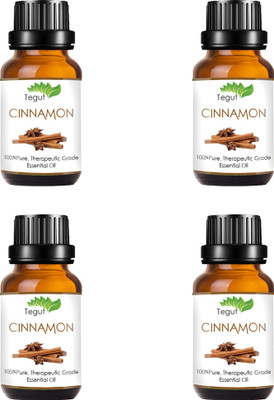 

Tegut 100% pure Cinnamon Essential Oil therapeutic grade for Aromatherapy, Spa (25 ml) (Pack of 4)(25 ml)