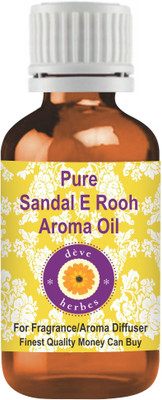 

Deve Herbes Pure Sandal E Rooh Aroma Oil (Suitable for Aroma Diffuser) 100% Natural Therapeutic Grade(30 ml)