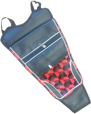 Supreme Tank_Cover_RED_ON_BLACK_a158 Strap TVS Apache Bike Tank Cover(3 L)