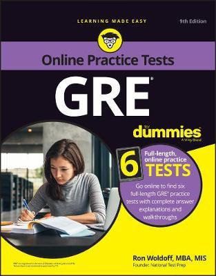 GRE For Dummies with Online Practice Tests(English, Paperback, Woldoff Ron)