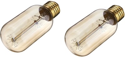 Arghyam 40 W Decorative E27 Incandescent Bulb(Yellow, Pack of 2)