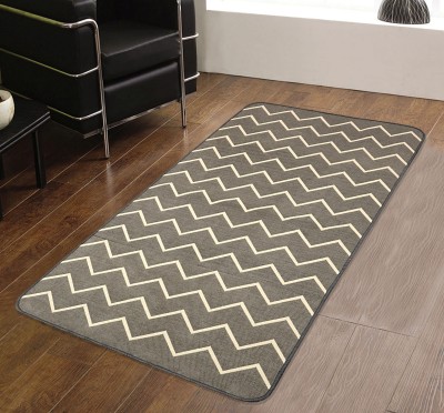 Saral Home Grey Cotton Runner(4 ft,  X 2 ft, Rectangle)