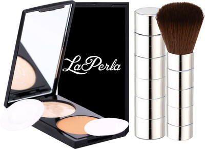 

Adbeni Makeup Brush With Dual Compact Pack of 2-LC201A-17-2(Set of 2)