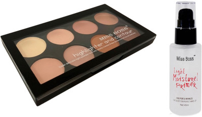 

Miss Boss kb matte light moisturizing Makeup Fixer - 45 ml and kb concealer kit combo(Set of 2)