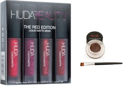 ADS PINK EDITION LIQUID MATTE MINIS + BROWN MESMERIZING EYELINER(Set of 2)