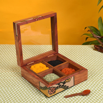 AAKRITI ART CREATIONS Spice Set Wooden(1 Piece)
