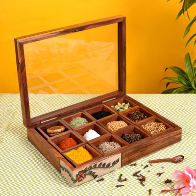 AAKRITI ART CREATIONS Spice Set Wooden(1 Piece)