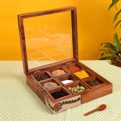 AAKRITI ART CREATIONS Spice Set Wooden(1 Piece)