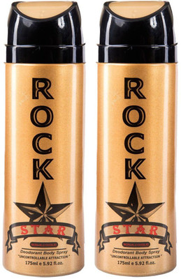 

Melange Rock Deodorant Spray - For Men(350 ml, Pack of 2)