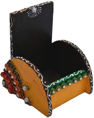 Gaura Art & Crafts 1 Compartments Wooden Desk Organiger(Multicolor)