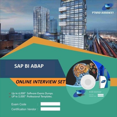 

PTNR01A998WXY SAP BI ABAP Online Interview Set(DVD)