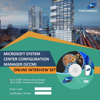 

PTNR01A998WXY MICROSOFT SYSTEM CENTER CONFIGURATION MANAGER (SCCM) Online Interview Set(DVD)