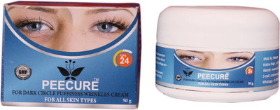 

Peecure Under Eye Cream Removes Darck CirclePuffiness Wrinkles Cream(50 g)