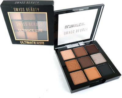 

Swiss Beauty Ultimate Eye Shadow Palette with Natural 9 Color 01 9 g(Multi)