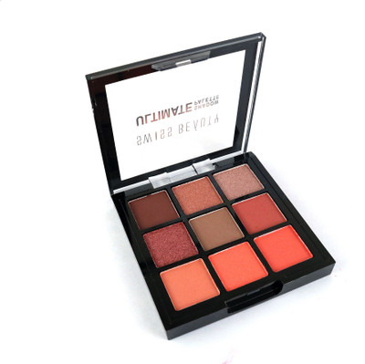 

Swiss Beauty Ultimate Eye Shadow Palette with Natural 9 Color 02 9 g(Multi)