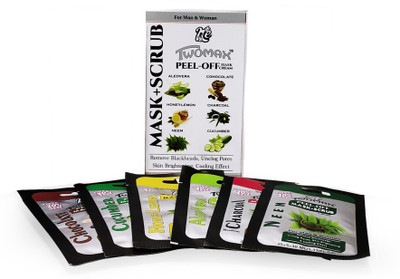 

Twomax Peel-off Mask Cream Sachet Pack of 6(39 g)