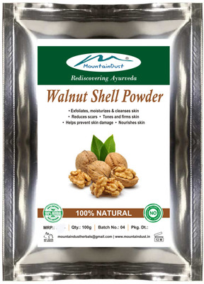 

MOUNTAINDUST 100% NATURAL WALNUT SHELL POWDER 100gm ( 100 g )(100 g)
