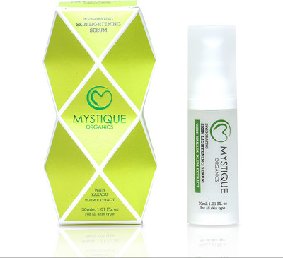 

MYSTIQUE ORGANICS Invigorating Skin Lightening Organic & Paraben Free Face Serum with Kakadu Plum Extracts for Men & Women(30 ml)