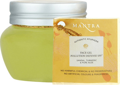 

Mantra Pollution Defense Spf Face Gel Sandal Turmeric In Pure Aloe(100 g)