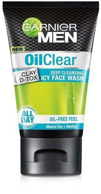 

Garnier Next Door Men Oil Clear deep cleansing Facewash, 100g Face Wash(100 g)