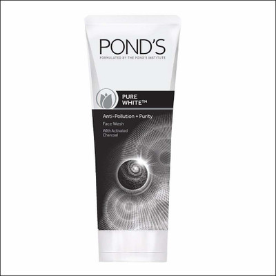 

Ponds Pond's Pure White Anti Pollution With Activated Charcoal Facewash, 100g Face Wash(100 g)