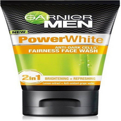 Garnier Men Power Anti Dark Cells, Fairness White, 100 g Face Wash(100 g)