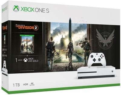 Microsoft Xbox One S 1 TB with Tom Clancy's The Division 2  (White)