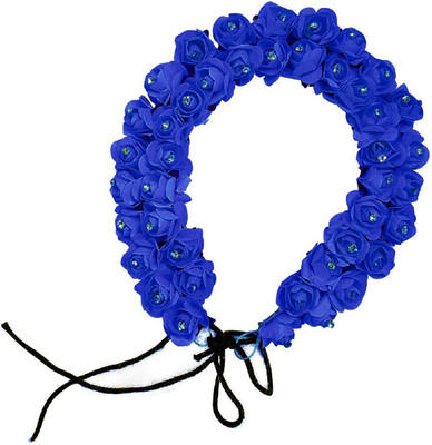 

INAAYA Partywear Hair Gajra for Women and Girls for Party and Wedding Use Hair Accessory Set(Blue)