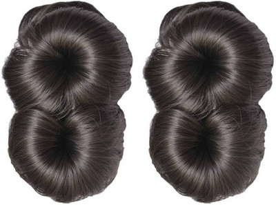 

KashQueen Set of 2 Brown Hair Clutcher Juda for Womens/Girls/Extension/ Braid Extension(Brown)