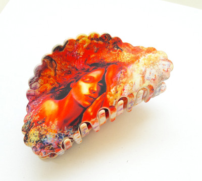 

Birdware Digital Print, Medium size Multi Color Acrylic Material Stone Butterfly clip For Women (Multicolor) Hair Claw(Multicolor)