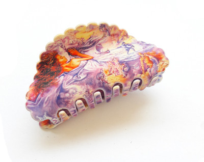 

Birdware Digital Print, Medium size Multi Color Acrylic Material Stone Butterfly clip For Women (Multicolor) Hair Claw(Multicolor)