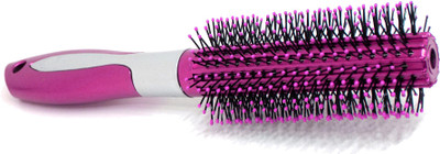 

EKAN Round Hair Brush with Soft Nylon Bristles for Women and Men Pack of 1