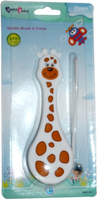 HuddiBABA Baby Comb & Soft Zebra Shape Brush Set For Newborn baby