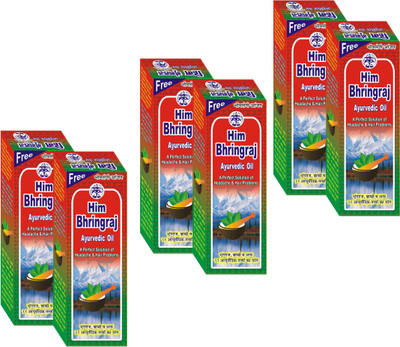 

Bhimseni Karyalay Him Bhringraj Ayurvedic Oil 100ml. (Pack of 6) Hair Oil(100 ml)