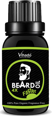 

VIHADO Beard Growth Oil & Hair Growth Oil (100% Organic & Natural Argan Oil, Jojoba Oil, Vitamin E) 10 ml (Pack of 1) Hair Oil(10 ml)