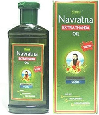 

Navratna Ayurvedic Oil Extra Thanda 200 ml (Pack of 2) Hair Oil(400 ml)