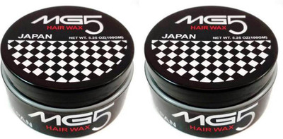 

Rtb MG 5 Japan Hair Wax set of 2 pack Style Hair for a Long Day Hair Wax(100 g)