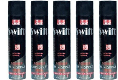 

Simco SWIFT PACK OF 5 Spray (250 ml) Hair Spray(1250 ml)